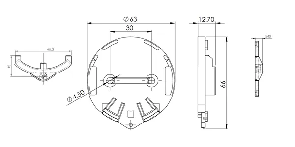 ELA Bluetooth Beacon Halterung